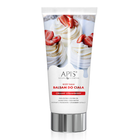 Balsam hidratant pentru corp Creamy Strawberry, 200 ml