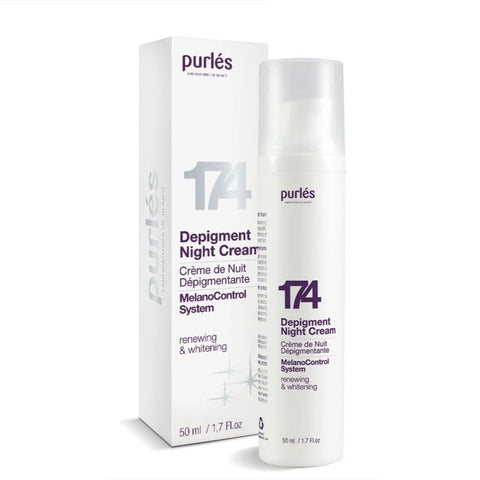 Purles 174 Crema Depigmentanta de Noapte Melano Control, 50 ml