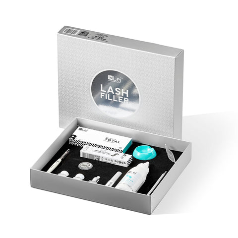 KIT LASH FILLER - tratament complet Profesional pentru curbarea, vopsirea, ingrosarea si alungirea genelor