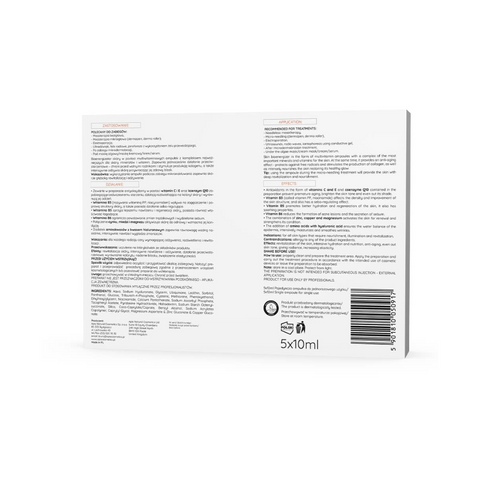 Fiole Meso-Micro Vitamin Complex, EXPERT MED CARE, 5 x 10 ml