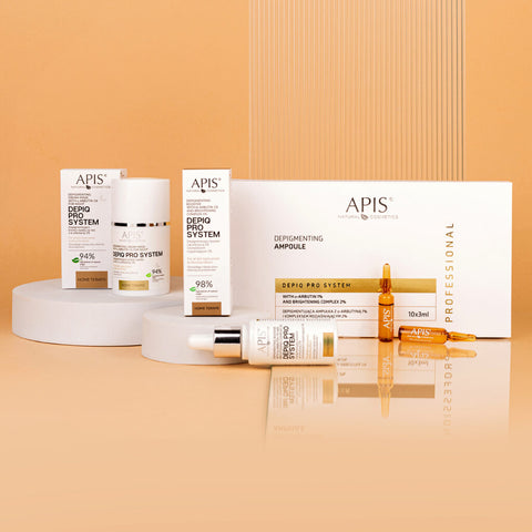 Kit complet Depiq Pro System by Apis pentru depigmentare