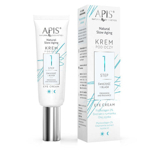 Crema Natural Slow Aging Pasul 1 pentru pielea din jurul ochilor, 15 ml