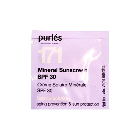 Mostra monodoza Purles 171 - crema solara minerala cu spf 30, 2 ml