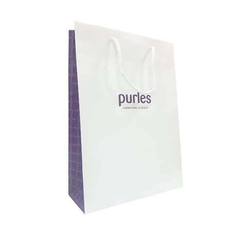 Punga de hartie cu logo Purles