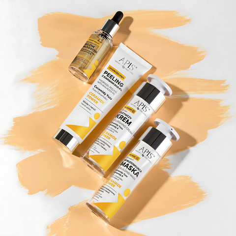 Kit complet Ceramide Power by Apis pentru hidratare si stralucire