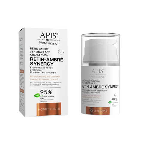 Masca-crema de noapte Retin-Ambre Synergy cu retinol si acid succinic, 50 ml