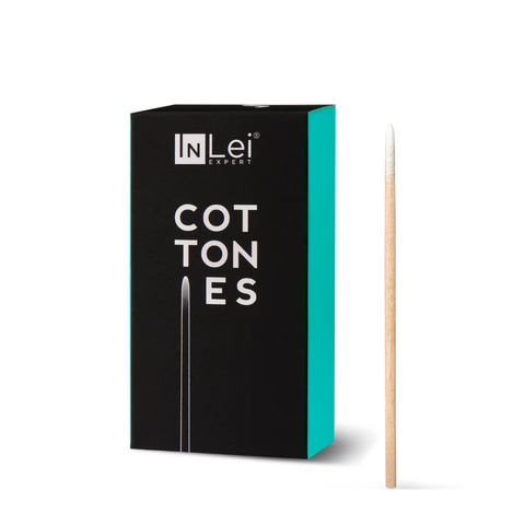 COTTONIES - betisoare de lemn cu varf ascutit din bumbac, 100 buc