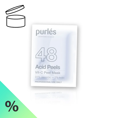 Purles 48 Masca Peeling Vit-C, 4x10 ml (desigilat)