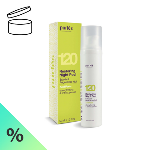 Purles 120 Peeling Restaurator de Noapte, 50 ml (desigilat)