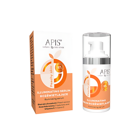 Ser iluminator Peachy Skin Glow cu extract de piersica, 15 ml
