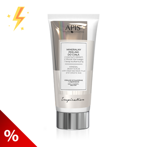 Peeling corporal anticelulitic Inspiration cu namol negru si lava vulcanica, 200 g
