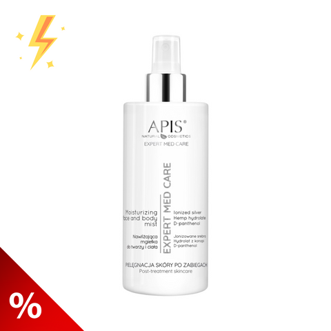 Spray de fata si corp hidratant cu argint ionizant - EXPERT MED CARE, 300 ml