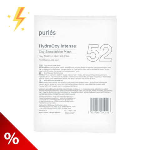 Oferta Purles 52 Masca Monodoza Bioceluloza Hydra Oxy Intense, 1 buc (lichidare)