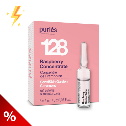 Oferta Purles 128 Fiole cu Zmeura SensiSkin, 5x2 ml (lichidare)