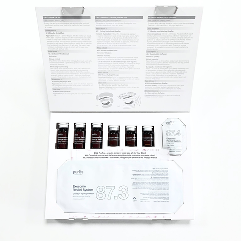 Purles 87 Set Exosome Revital System - Tratament de ochi cu exozomi
