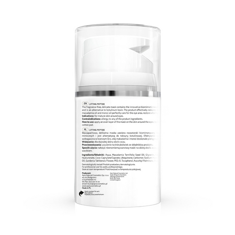 Masca Lifting Peptide pentru zona ochilor cu peptida SNAP-8, 50 ml