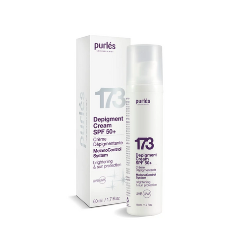Purles 173 Crema Depigmentanta SPF 50+ Melano Control, 50 ml