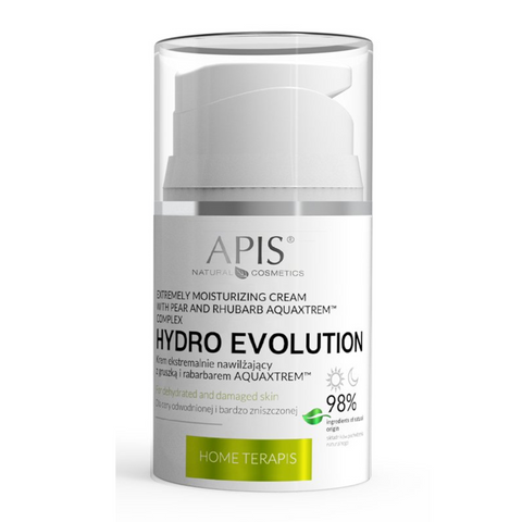 Crema intens hidratanta Hydro Evolution cu extract de pere si rubarba, 50 ml