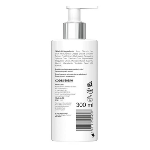 Tonic hidratant cu acid hialuronic, 300 ml