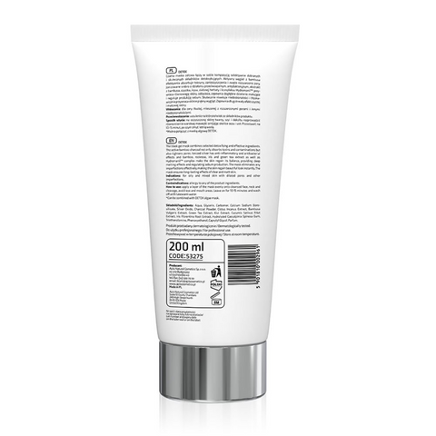 Masca gel detoxifianta cu carbon activ si argint ionizat, 200 ml