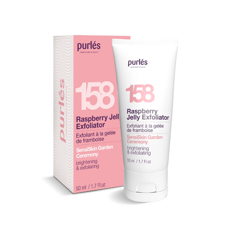 Purles 158 Peeling Enzimatic Gel cu Zmeura SensiSkin, 50 ml