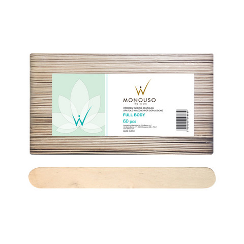 Spatule lemn pentru epilare Full Body XL Italwax, 60 buc