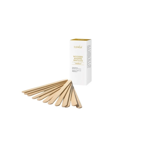 Spatule lemn pentru epilare Medium Glowax, 50 buc