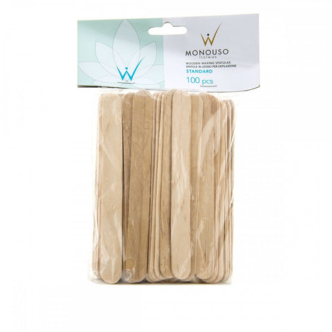Spatule lemn pentru epilare Standard Italwax, 100 buc