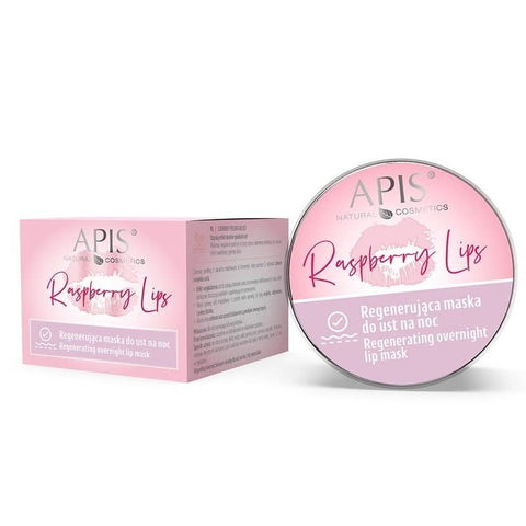 Masca regeneranta de buze Raspberry Lips de noapte, 10 ml