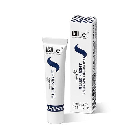BLUE NIGHT - Vopsea pentru gene si sprancene Negru-Albastrui, 15 ml