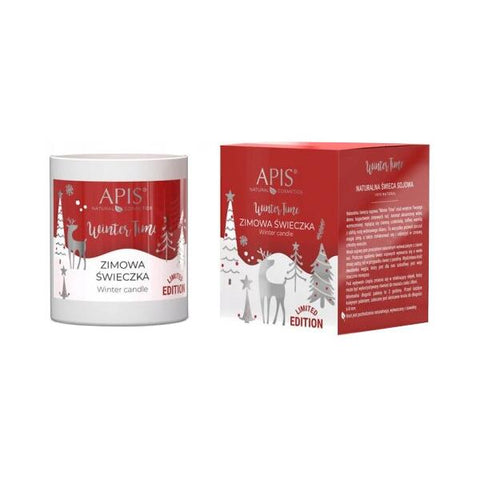 Lumanare naturala din soia Winter Time, Aromaterapie si Masaj, 220 g