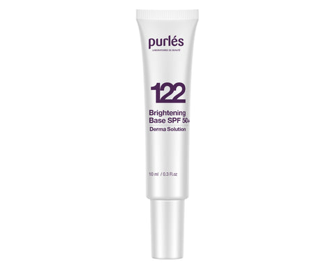 Mini 122 BRIGHTENING BASE SPF 50 - crema iluminatoare cu spf, 10 ml