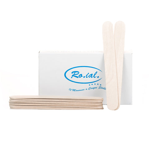 Spatule din lemn pentru epilare Roial, 100 buc