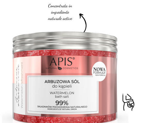 Kit complet Watermelon Refreshement by Apis cu pepene verde si vitamina E