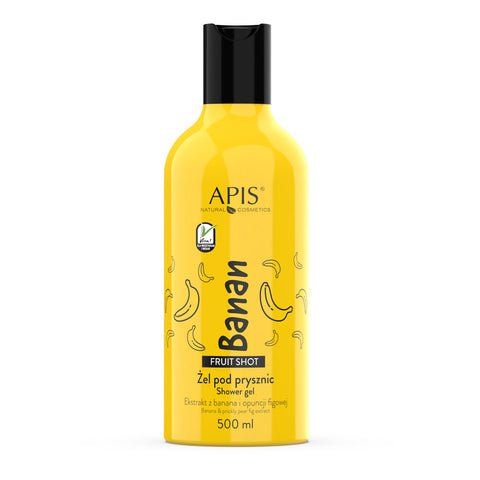 Gel de dus Fruit Shot, Banane, 500 ml