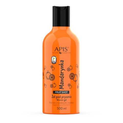 Gel de dus Fruit Shot, Mandarine, 500 ml