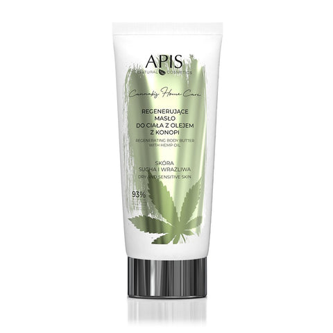 Unt de corp regenerator Cannabis Care cu ulei de canepa, 200 ml
