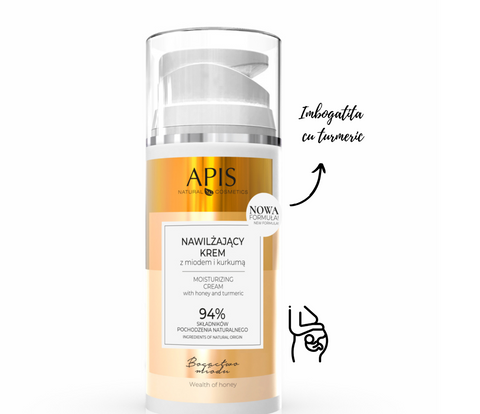 Crema hidratanta Wealth of Honey cu miere si turmeric, 100 ml