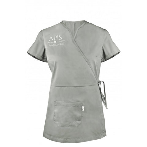Halat cosmetic rezistent gri cu logo APIS