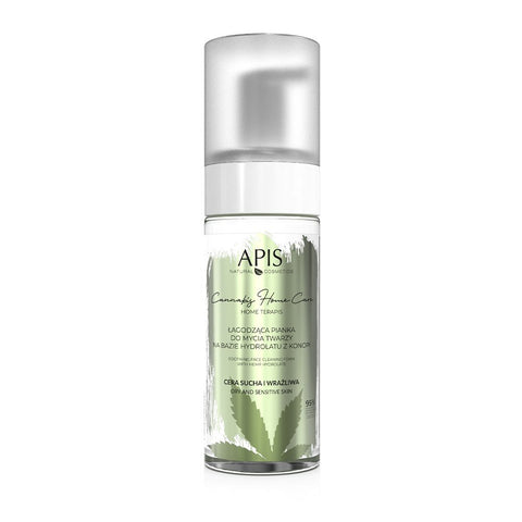 Spuma enzimatica de curatare si calmare Cannabis Care, 150 ml