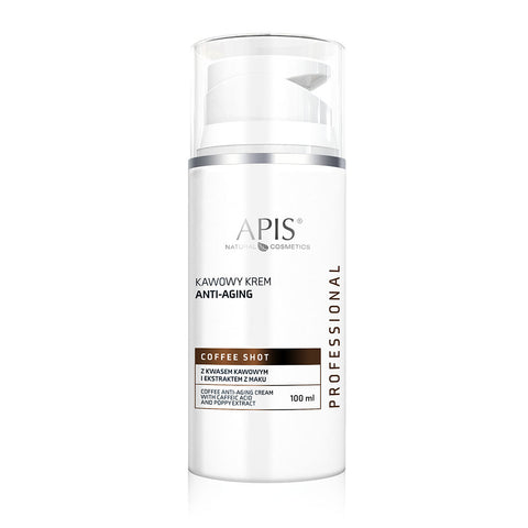 Crema anti-aging Coffee Shot cu acid cafeic si extract de mac, 100 ml