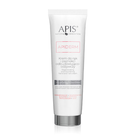 Crema Apiderm pentru maini si unghii reparatoare si hranitoare dupa chimioterapie si radioterapie, 100 ml