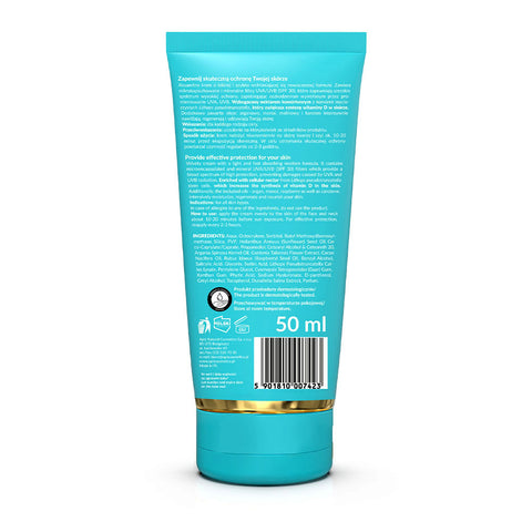 Crema de fata pentru bronzare si protectie solara Hello Summer cu nectar celular si SPF 30, 50 ml