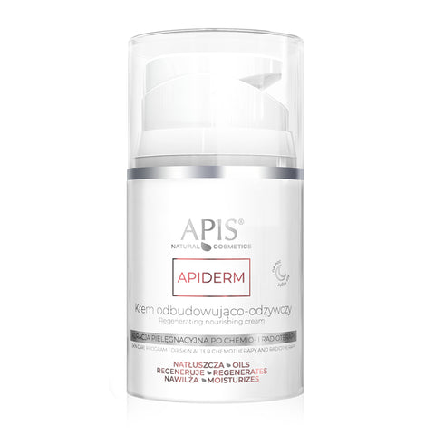 Crema de noapte Apiderm reparatoare si hranitoare dupa chimioterapie si radioterapie, 50 ml