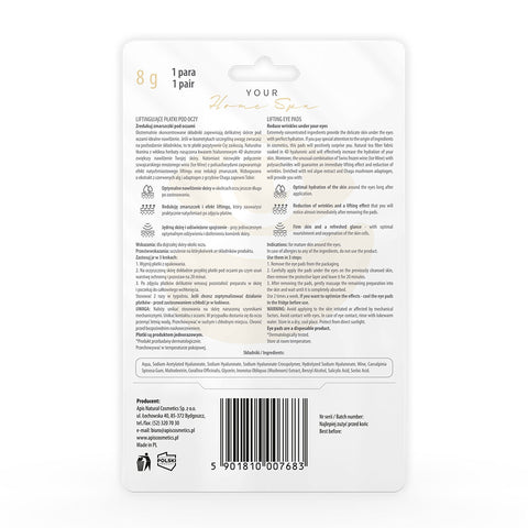 Plasturi pentru ochi cu efect de lifting instant , 1 pereche