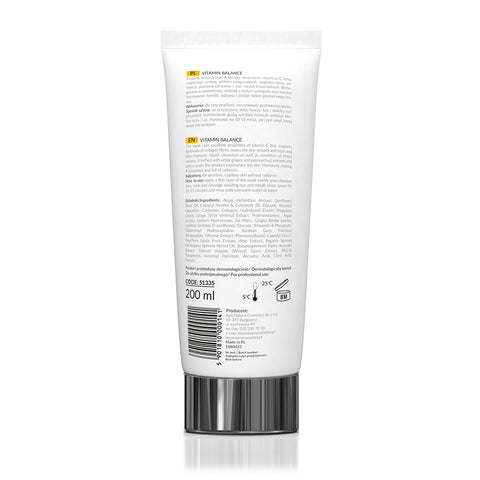 Masca crema Vitamin Balance cu vitamina C si struguri albi, 200 ml