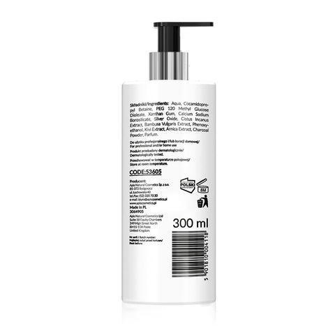 Gel detoxifiant de curatare a tenului cu carbon activ, 300 ml