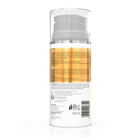 Crema regeneranta Wealth of Honey cu laptisor de matca, miere, vitamina A si E, 100 ml