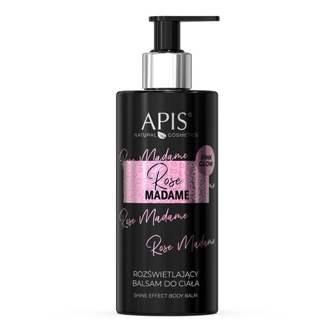 Balsam pentru corp Rose Madame cu efect de stralucire, 300 ml