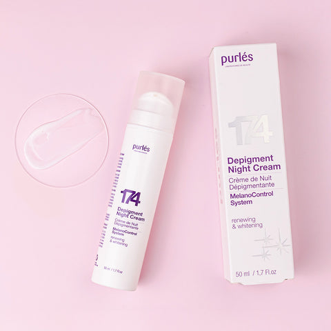Purles 174 Crema Depigmentanta de Noapte Melano Control, 50 ml